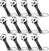 Chumia 12 Pieces Adjustable Hand Wrench, Black Spanner Tool with Wide Jaw