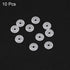 uxcell Silicone O-Rings, 4mm OD 1mm ID 1.5mm Width VMQ Seal Gasket for Compressor Valves Pipe Repair, White, Pack of 10