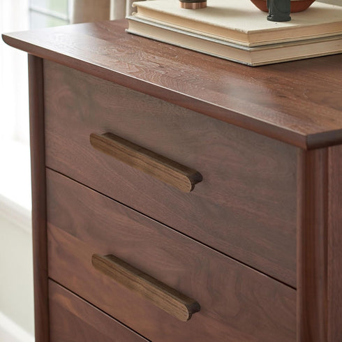 5 2 in Walnut Wood Kitchen pulls cabinets Handles Furniture Dresser Wardrobe Cupboard Drawer Handles pcs
