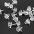 BokWin 20Pcs 3mm (1/8 Clear Shelf Support Pegs in) Plastic Cabinet Clips Holder, Book Shelf Holder Pins for Kitchen