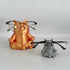 WDBAG Animal Eyeglass Holder Meditations Cats Statue Figurines Sunglasses Display Stand, Nightstand Home Desk Decors