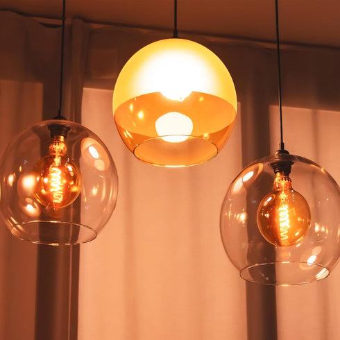 Bulb E26 E27 16Ft, 4 Pack Plug in Pendant Light Cord, Hanging Lantern Extension Cord with Socket with On/Off Switch