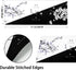 Black White Cherry Blossom Mouse Pad - Japanese Sakura Extended Desk Mat 80X30 cm for Gaming Laptop Desktop