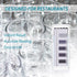 400 4 100 0-250 Threlaco Pcs Chlorine Test Strips for Food Service and Restaurants Vial of Sanitizer Bleach Test Strips