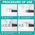 LED Light Strip Connectors 4-Pin 10mm Wide, 10-Pack Solderless Strip to Strip Jumper Extension Connector for DIY