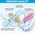 TICONN 500Pcs Heat Shrink Wire Connectors, Waterproof Automotive Marine Electrical Terminals Kit, Crimp Connector