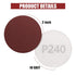 120 Pcs 2 Inch Sandpaper 240 Grit, Hook and Loop Sanding Disc for Sanders Drill Grinder Rotary Tools