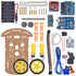 VKmaker R3 2WD Programming Smart Robot Car Chassis Kit with UNO Module - Educational DIY Toy, with Battery Box
