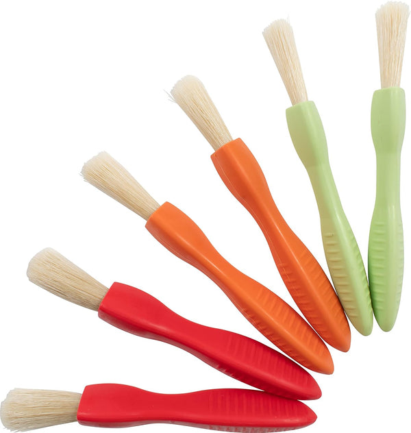 READY 2 LEARN Triangle Grip Paint Brushes - Set of 6, 3 Sizes, 18m+ - Easy Grip for 2-4 Year Olds