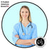 Lightweight Purple Aluminum Dual Head Stethoscope