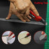 HAUTMEC 25mm Heavy-Duty Utility Knife, Snap-off Box Cutter with 3 Sharp Blades, Auto-lock Mechanism, HT0080-KN