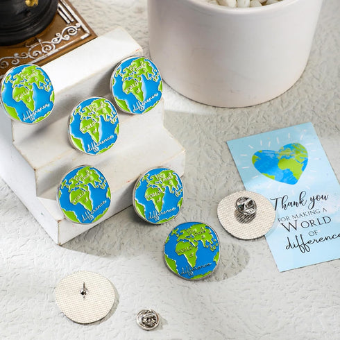 Inspirational Earth Appreciation Award Pins for Coworkers