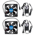 2pcs Blower Cooling Fan 120x25mm 110V 220V AC Powered Cooling Fan Dual-Ball