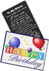 TANWIH Happy Birthday Niece Card, Inspirational Engraved Greeting Card for Niece