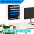 Wall Mounted File Organizer - 6 Tier Hanging Document Holder for Office Home, Black