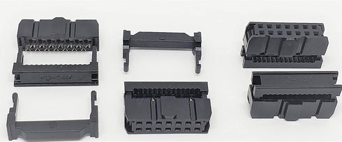 Pc Accessories ConnectorsPro 50-Pack 2X7 14P FC 2.54mm Dual Row IDC Sockets for Flat Ribbon Cable, 14 Pins