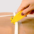 Safety Box Cutter with Stainless Steel Blade, Safety Utility Cutter for Carton and Package, 10pcs