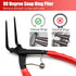 Snap Ring Pliers, 90 Degree Long Nose Pliers Internal Master Cylinder Heavy Duty Retaining Ring Plier Pliers, Bent Lock Circlip Pliers for Trucks Motorcycles Cars