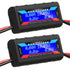 Yunsailing 2 Pcs High Precision Watt Meter Power Analyzer Battery Consumption Monitor with Backlight Digital LCD Screen