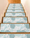 BOHOOSKYLAR Blue Lobster Stair Treads Ocean Starfish Blue Coral Shell Marine Life Indoor