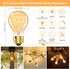 A19 E26 Bulbs 6W 60 6 Pack Dimmable E26 Bulbs 2200K, A19 Bulb 400LM Vintage Edison LED Equivalent Watt, LED Edison
