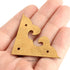 4Pcs 1.77" Album dophee Brass Flat Corners Bracket, Retro Table Corner Cover Protectors for Box Cabinet Desk Book Frame