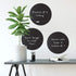 WallPops WPE0974 Charcoal Dry Erase Dot Decals - Grey, Perfect for Home or Office Decor