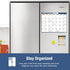 Magnetic Dry Erase Calendar for Refrigerator: Fridge Whiteboard Calendar Magnet Monthly Planner Family Planning Board with Dry Erase Markers & Eraser - 14 x 11 Inches by HOMiDEK