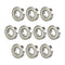 R1660ZZ 10 PCS Deep Groove Ball Bearing 6×16×5mm Double Metal Shielded Chrome Steel for Industrial Machine Use