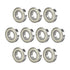 R1660ZZ 10 PCS Deep Groove Ball Bearing 6×16×5mm Double Metal Shielded Chrome Steel for Industrial Machine Use