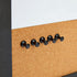 Juvale Wall Mounted Organizer, Message Command Center, Family Office Whiteboard, Chalkboard, Cork Board Combo