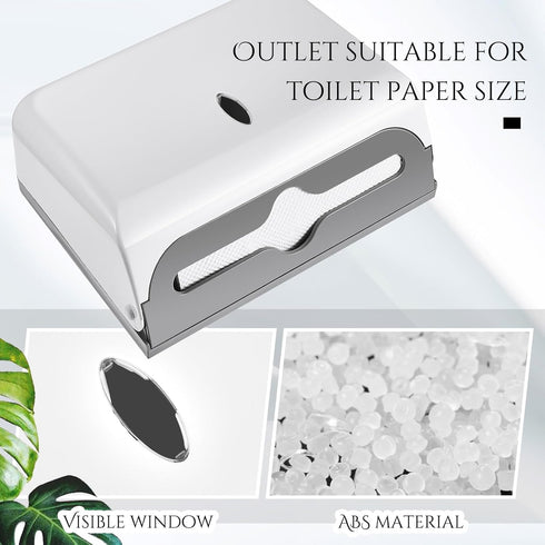 Yaomiao 2 Commercial 10.6" 4" 8", Pcs Paper Towel Dispenser Wall Mount, Paper Towel Holder No Drilling or Screws