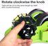 Green Multi-Roll Heat Tape Dispenser, Semi-Automatic for Heat Transfer Tape, 1" and 3" Core
