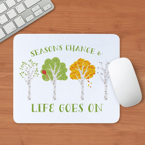 CafePress Life's Seasons Mousepad - Non-Slip Rubber Gaming Surface