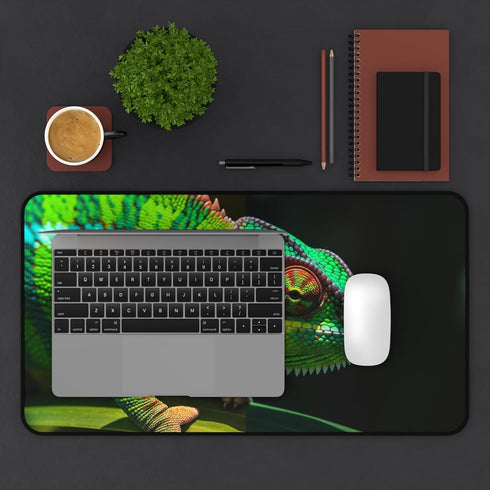 GENERIC Neon Chameleon Mid-Color Change Desk Mat - Vibrant Colors with Rubber Base