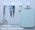 (2, Razor Holder for Shower,Towel Hook,Kitchen Hook,Self-Adhesive,Non-Punching Installation,Bathroom Hook White)
