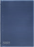Maruman KULUFIT B5 size 26-ring binder, Soft & Flexible cover with 10 6mm ruled loose sheet, Translucent BLUE, 1 EA (F020-02) by Maruman