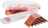 Clear Desk Stapler (Rose Gold) with 1000 Pieces Staples