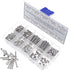 #4-40 UNC Stainless Steel Phillips Flat Head Machine Screws Assortment Kit with Nuts