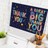 Qiliji Large Thank You Card from Team Group, Jumbo Gratitude Note Cards Gifts from Students, Employee Appreciation