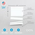 5x7 50 Pack Home Advantage Ruled Index Cards - Our of Lined Notecards Use Heavy Duty Cardstock to Make Them Bleed Proof