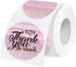 WANGHENG 3 Inch Holographic Thermal Labels,Round Thermal Printer Labels,Waterproof Thermal Printer Stickers for