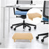 Vaguelly Wooden Footstool Nonslip Surface Portable Step Stool for Office Kitchen and Living Room Adjustable Height