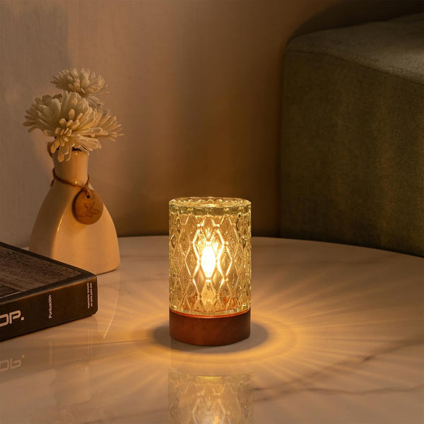 PWTZMYXGS Mini Cordless Battery Night Light,Sleep Nightlights with Timer, Battery Operated Lamp Vintage