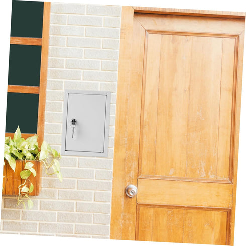 Mailbox Package Ciieeo Wall Mounted Lock Milk Bottlee Box Outdoor Box for Porch