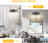 2 Bulb) Aipsun Light Matte Black Vanity Light Vintage Wall Sconces Lighting, Industrial Wall Light Fixture for Bathroom