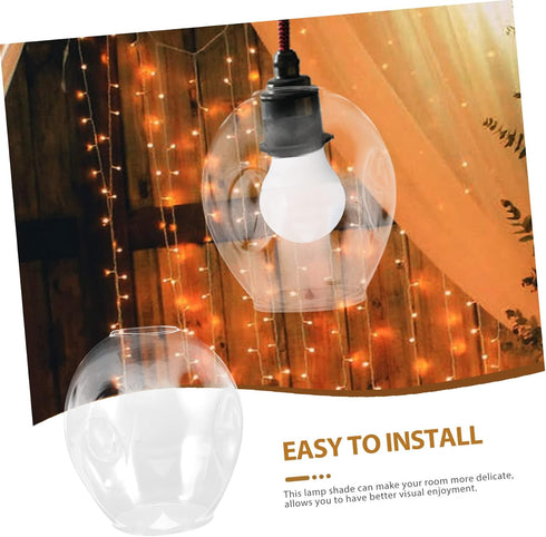 Glass Lights Shade Replacement Glass Globe Shade Wall Sconce Lamp Globes for Light Fixtures Sphere Lamp s for Pendant