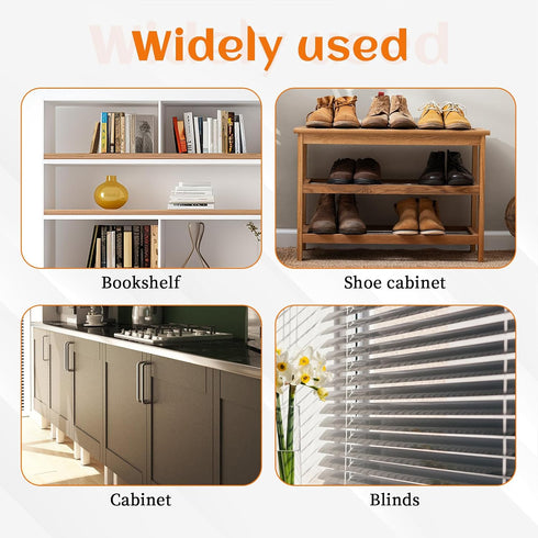 Ajcotahm 8 Pieces Spring Door Pin Cabinet Door Repair Pins Damper Replacement Repair Pins Plastic Shutter Loaded