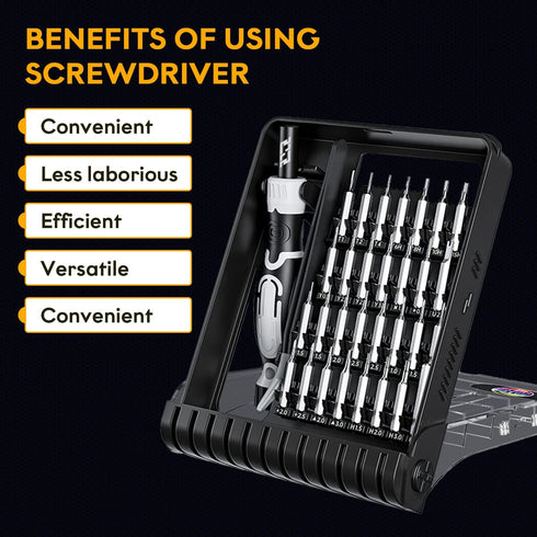 32 In 1 Small Screwdriver Set, Professional Repair Tools Kit for Phone, Laptop, PC, Camera, Game Console