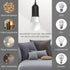 Bulb 15ft Plug in Pendant Light Cord with Switch,Braided Hanging Lamp Kit with Ceramic Socket,DIY Lamp Shade